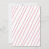 Invitation arc rose Fille anniversaire (Dos)