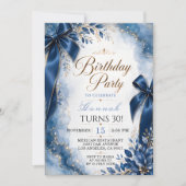 Invitation Arc Royal Bleu 30e Anniversaire (Devant)