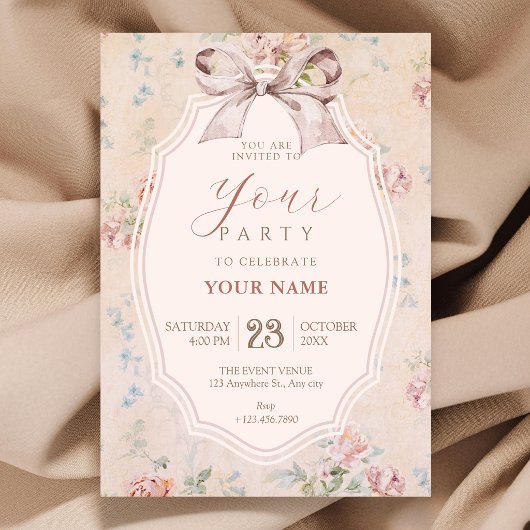 Invitation Arc vintage