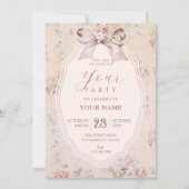 Invitation Arc vintage (Devant)