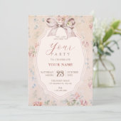 Invitation Arc vintage (Debout devant)