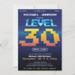 Invitation Arcade Game Retro 80s Funny 30th Birthday<br><div class="desc">Arcade Game Retro 80s Funny 30th Birthday Invitation. Préparez-vous à vous ressaisir et fêtez un anniversaire marquant avec notre design d'invitation électrique inspiré par les écrans de jeu rétro emblématiques des années 80. Plein de couleurs vibrantes et de graphismes nostalgiques, ce design d'invitation apporte l'excitation et le plaisir du jeu...</div>