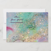 Invitation ARCADIE - PLANTE Bleu rouge (Dos)