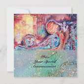 Invitation ARCADIE - PLANTE Bleu rouge rose (Dos)