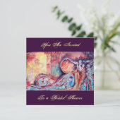 Invitation ARCADIE - PLANTE Bleu rouge rose rouge Champagne (Debout devant)