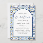Invitation Arch Amalfi Positano Bleu Jaune Bridal Brunch (Devant)