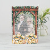 Invitation Arch Beurre-Jaune Photo Mariage Couples Douche (Debout devant)