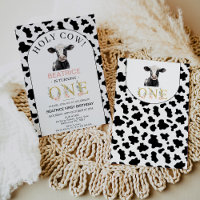 Arch Black Cow Imprimer Holy Cow 1er Anniversaire