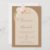 Invitation Arch Boho Pampas Grass Mariage (Dos)