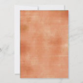 Invitation Arch Boho Rustique Floral Chute en amour Baby show (Dos)