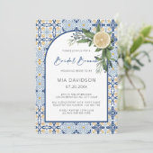Invitation Arch Citrus Lemon Amalfi Positano Bridal Brunch (Debout devant)