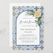 Invitation Arch Citrus Lemon Amalfi Positano Bridal Brunch (Devant / Derrière)
