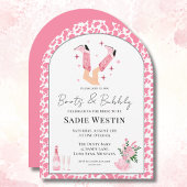 Invitation Arch Frame Boots Cowboy & Fête des mariées Bubbly