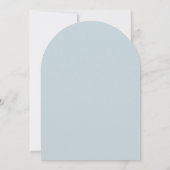 Invitation Arch Modern Dusty Blue Engagement Party (Dos)