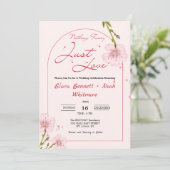 Invitation  Arch Nothing Fancy Just Love Wedding (Debout devant)