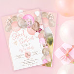 Invitation Arch pastel Boho parties scintillant ballons rose<br><div class="desc">Un Rustic Boho parties scintillant ballons rose Sweet 16 anniversaire invitation avec aquarelle peinte à la main rose pastel,  pêche,  ballons de corail,  avec or et rose or parties scintillant et confetti. Une arche de ballon sur un rose pastel léger et modifiable. Ajoutez votre photo à l'arrière !</div>