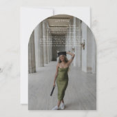 Invitation Arch Photo Collage Graduation (Dos)