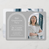 Invitation Arch Photo Doctorat (Devant / Derrière)