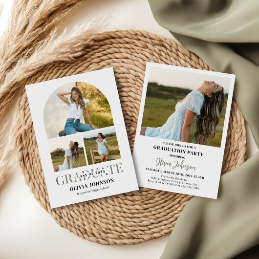 Invitation Arch Photo Graduation Party