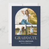 Invitation Arch Photo Graduation Party (Devant)