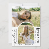 Invitation Arch Photo Graduation Party Invite Announcement (Devant)