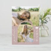 Invitation Arch Photo Graduation Party Invite Announcement (Debout devant)