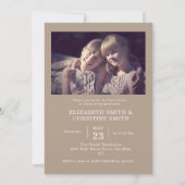 Invitation Arch Photo Twin College Lycée Graduation (Dos)