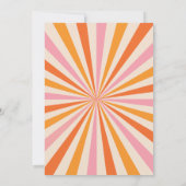 Invitation Arch Retro Voici Le Baby shower Fils (Dos)