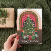 Invitation Arch Victorian Christmas Eve