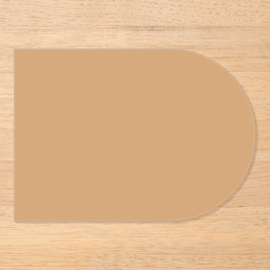 Invitation Arche Acrylique Sable Chaud (Recto)