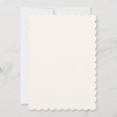 Invitation Arche arc rose beige floraux Confirmation (Dos)