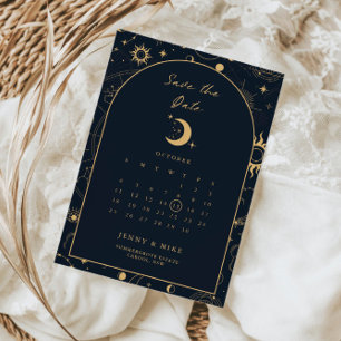 Invitation Arche Calendrier céleste Enregistrer la date Invit