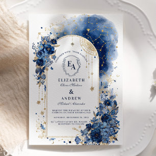 Invitation Arche céleste sous les étoiles Mariage