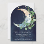 Invitation Arche de eucalyptus au clair de lune pour une douc (Devant)
