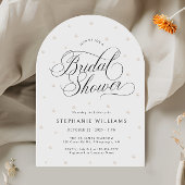 Invitation Arche de Fête des mariées Elegant Pearls