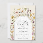 Invitation Arche de Fête des mariées fleur sauvage (Devant)