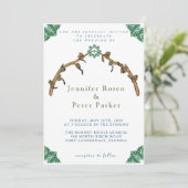 Invitation Arche de la branche des singes écureuils avec Feui (Debout devant)