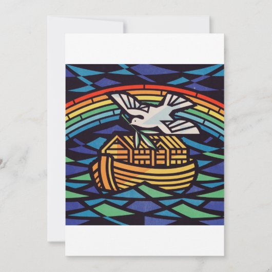 Invitation Arche de Noé avec Saint-Esprit (Devant)