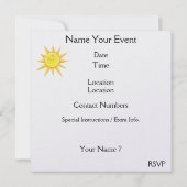 Invitation Arche de Noé - SRF (Dos)