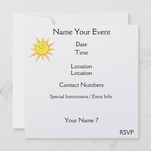 Invitation Arche de Noé - SRF (Dos)