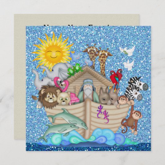 Invitation Arche de Noé - SRF (Devant / Derrière)