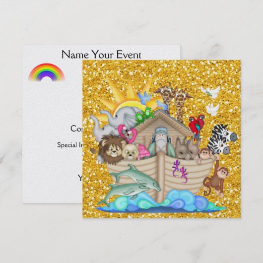 Invitation Arche de Noé - SRF (Devant / Derrière)