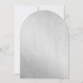 Invitation Arche de renouvellement du Vow Floral violet de Pa (Dos)