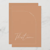 Invitation Arche de rouille moderne Boho Tableau Treize Numér (Devant / Derrière)