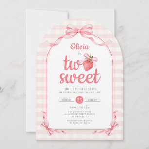 Invitation Arche Deuxième Anniversaire Fille Deux Douce Frais