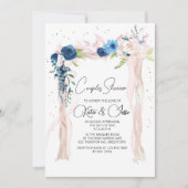 Invitation Arche Florale Bourguignonne Couples Shower (Devant)