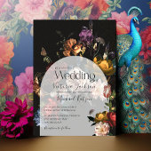 Invitation Arche Mariage Rembrandt Floral Dark & Moody