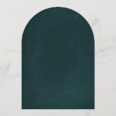 Invitation Arche Mariage romantique en cuivre à fleurs (Dos)