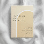 Invitation Arche minimaliste | MARIAGE