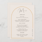 Invitation Arche moderne avec huile réelle (Devant / Derrière)